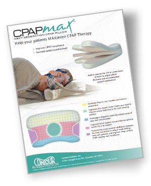cpapmax cpap pillow brochure