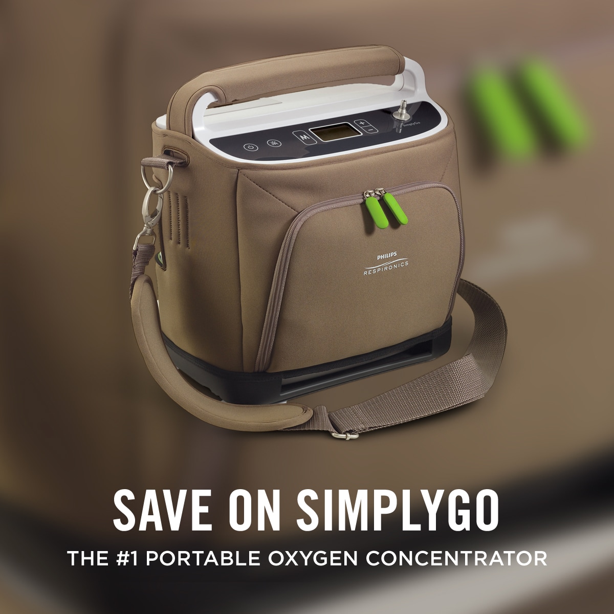 SimplyGo Portable Oxygen Concentrator Bundle (Continuous Flow & Pulse Dose)