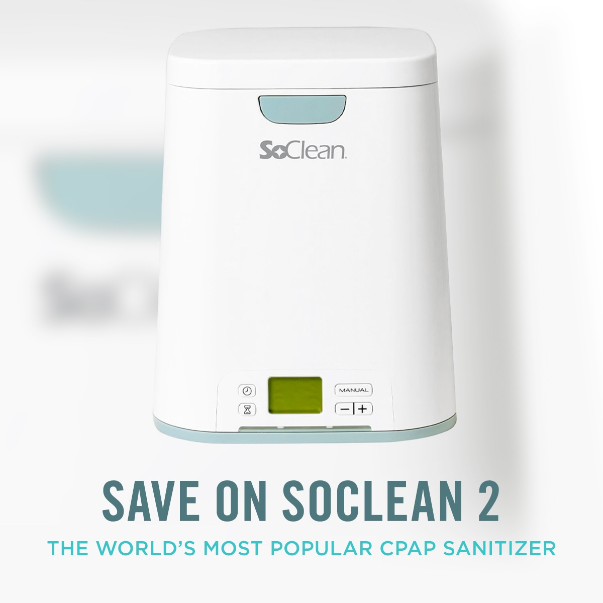SoClean 2 Automatic CPAP Cleaner Sanitizer + Tubing Adapter