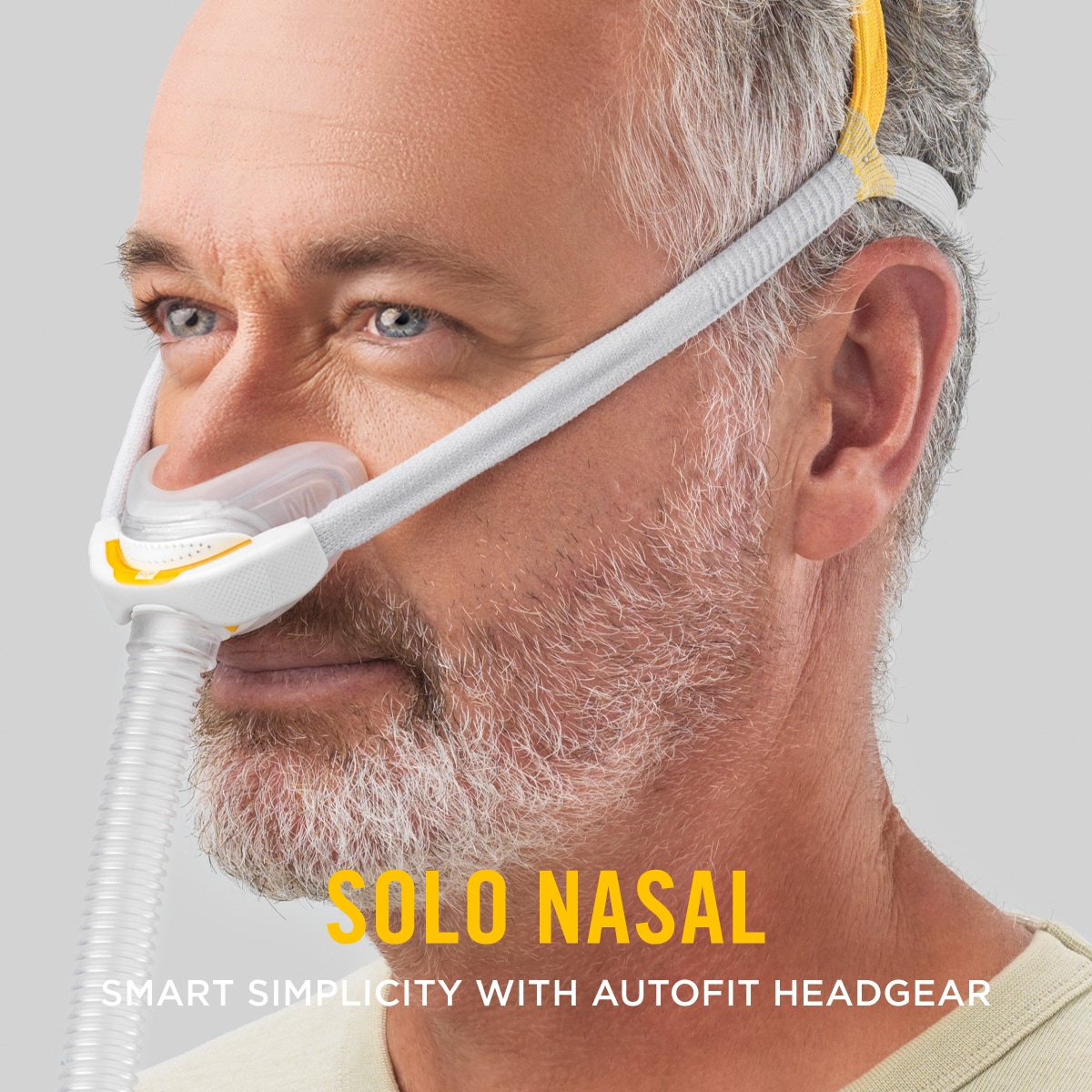 F&P Solo Nasal CPAP Mask FitPack with Headgear